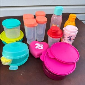 Colorful Tupperware Food Storage Bundle